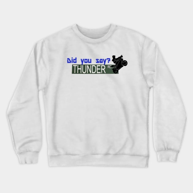 Thunder Crewneck Sweatshirt by RogueSix